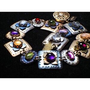 Holly Yashi  Rare Beautiful Boho Multi-Colored Bracelet